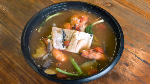 Tamarind Shrimp and Salmon Soup Recipe