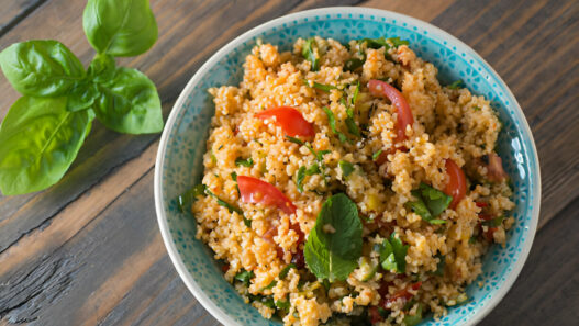 Couscous with Tomato and Basil Recipe