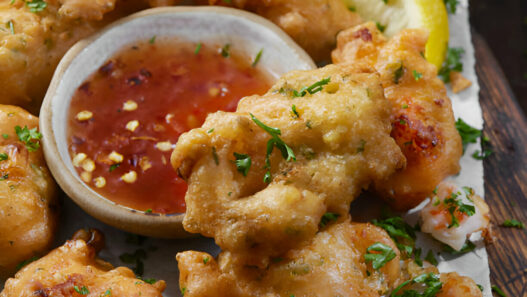 Shrimp and Corn Fritters Recipe