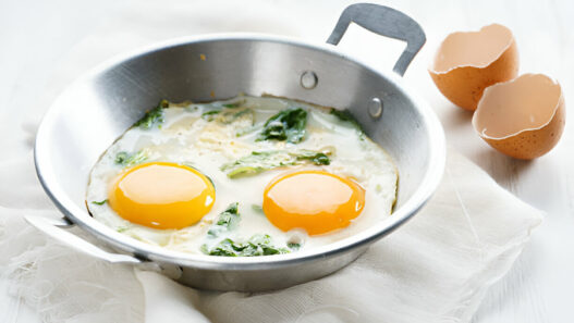 Spinach Baked Eggs Recipe
