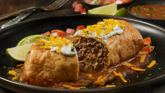 Beef and Cheese Chimichangas Recipe