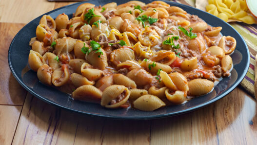 Creamy Beef and Shell Recipe