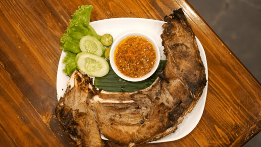 Grilled Tuna Jaw Recipe