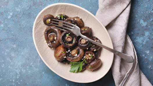 Steakhouse Mushrooms Recipe