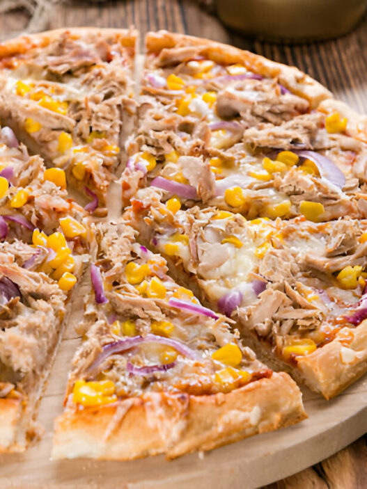 Sweetcorn and Tuna Pizza Recipe