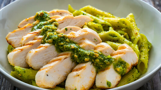 Pesto Pasta with Chicken Recipe
