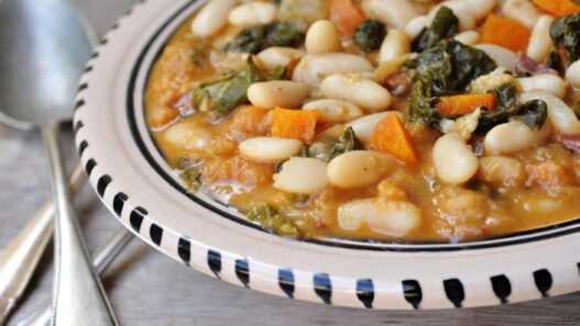 Ribollita White Bean Stew with carrots Recipe