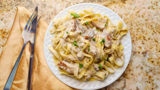 Chicken with Buttered Noodles Recipe