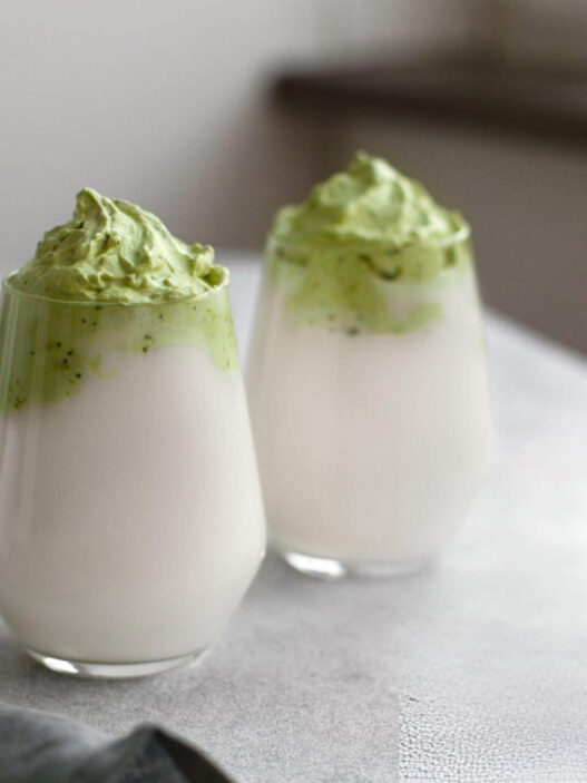 Dalgona Matcha Latte Recipe