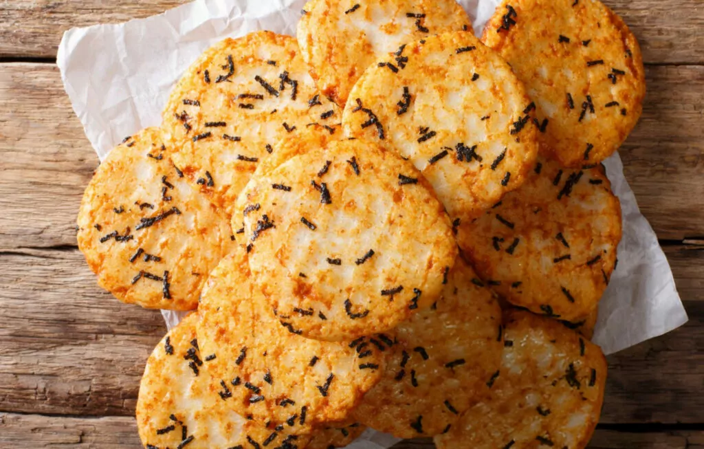Griddled Rice Cakes with Furikake Recipe
