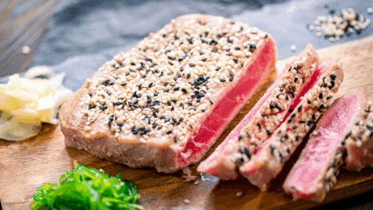 Seared Ahi Tuna with Sesame Seed Crust Recipe