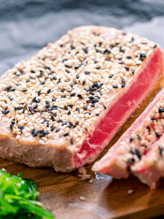 Seared Ahi Tuna with Sesame Seed Crust Recipe