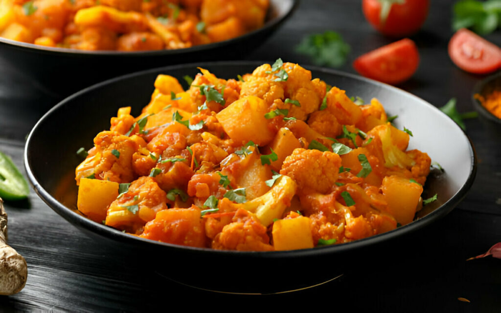 Aloo Gobi with Cauliflower and Potato Curry Recipe