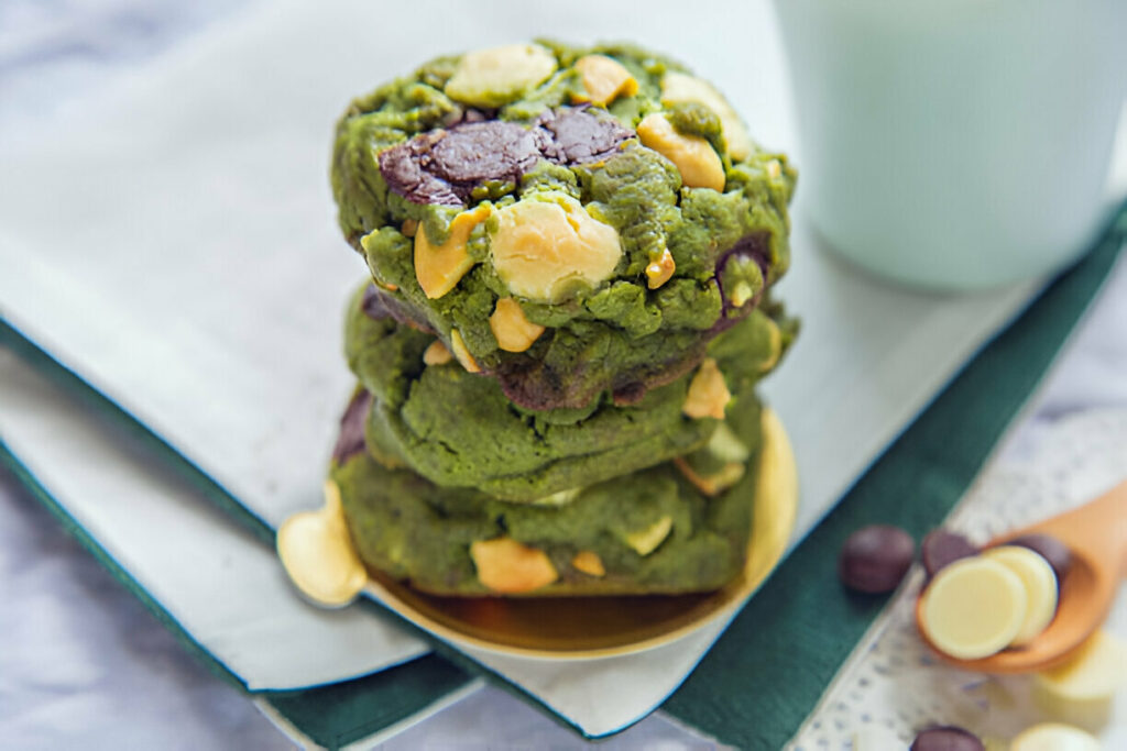 Chewy Matcha Cookies Recipe