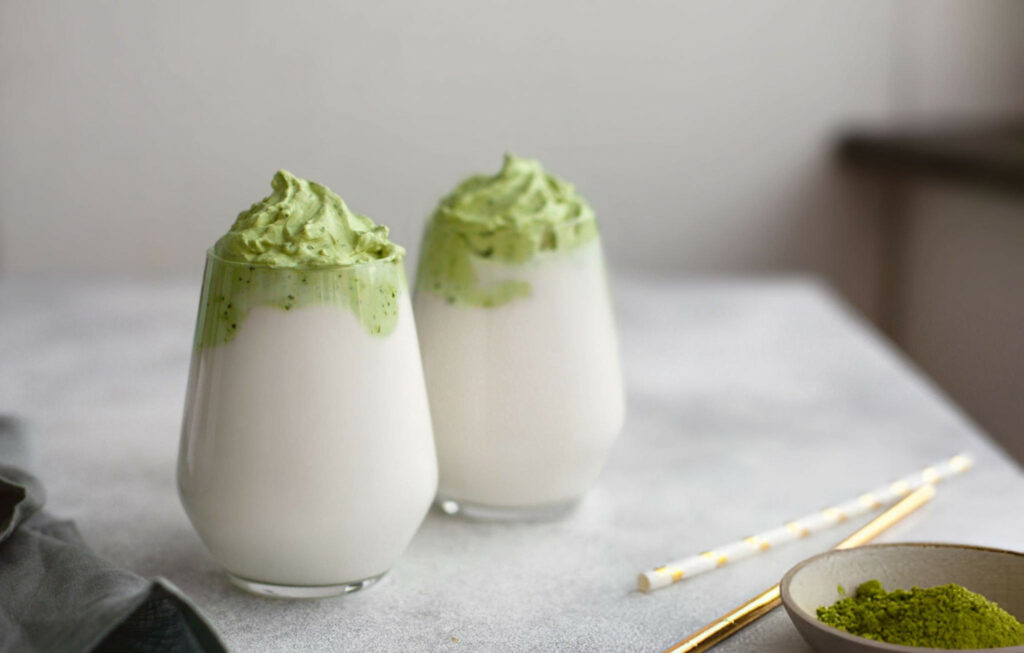 Dalgona Matcha Latte Recipe