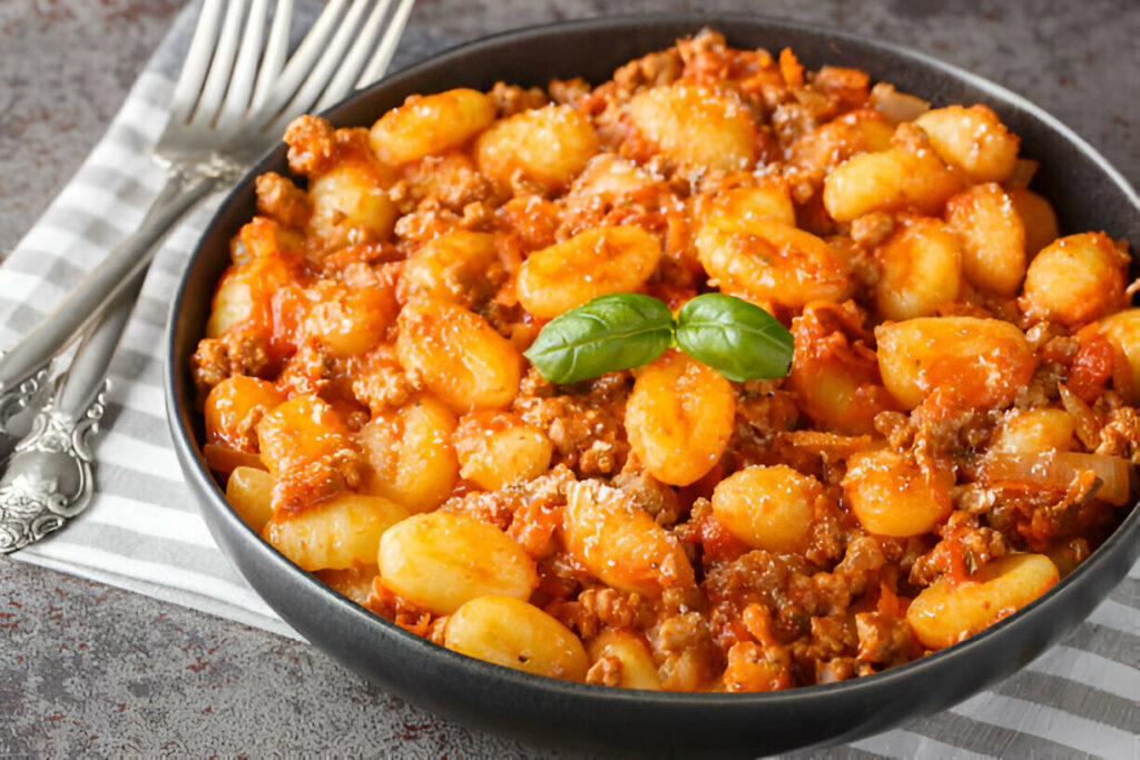 Gnocchi Bolognese Recipe
