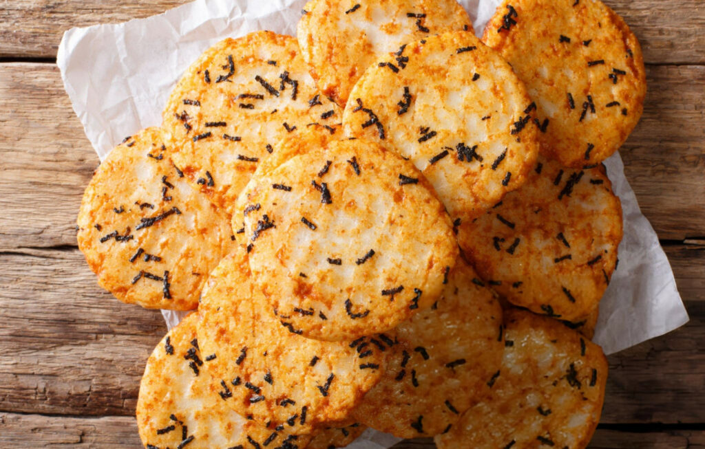 Griddled Rice Cakes with Furikake Recipe