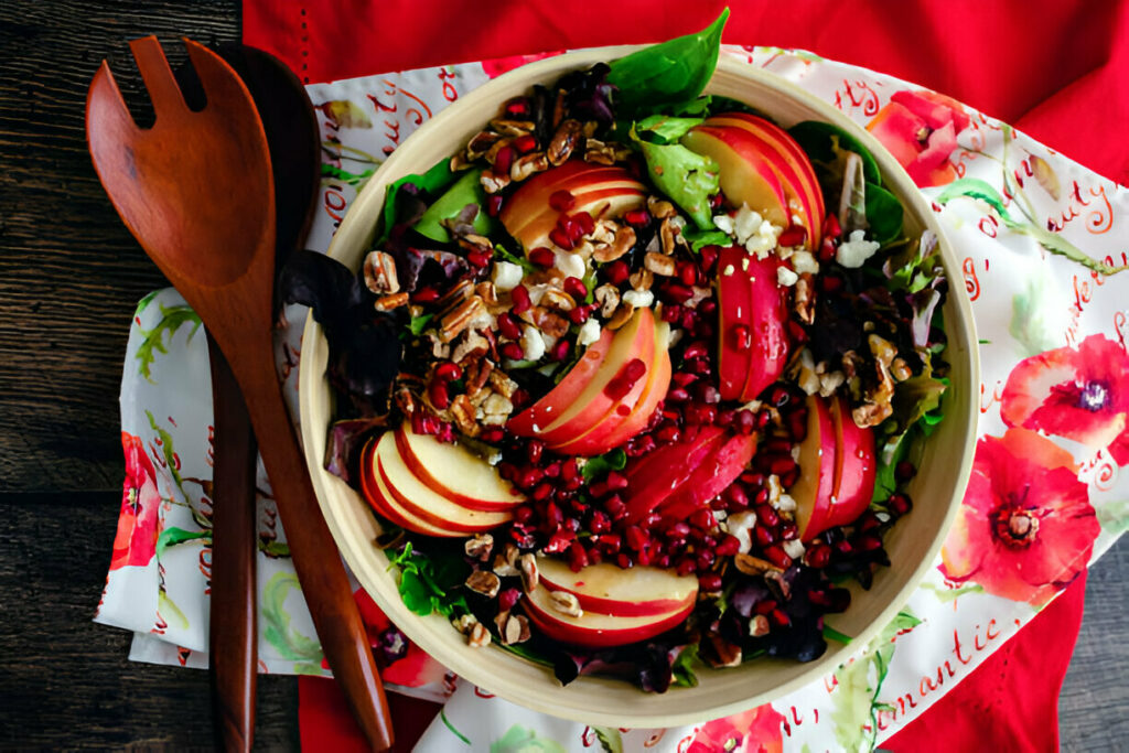 Pomegranate Spinach Salad Recipe