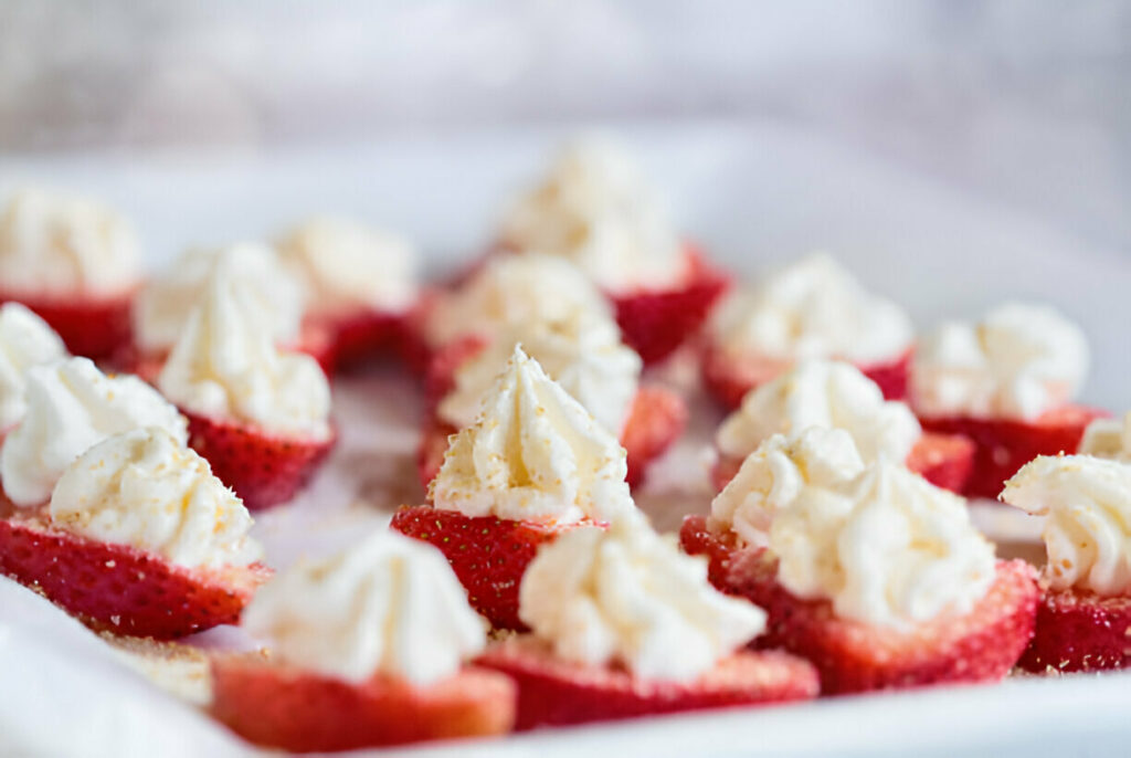 Strawberry Deviled Cheesecakes Recipe