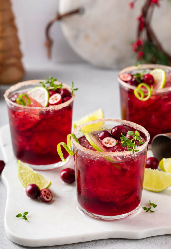 Cranberry Margarita Mocktail Recipe