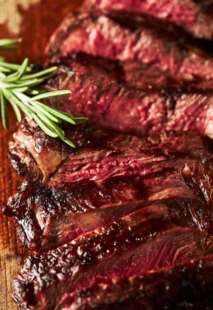 Grilled Medium Rare Ribeye Steak Recipe