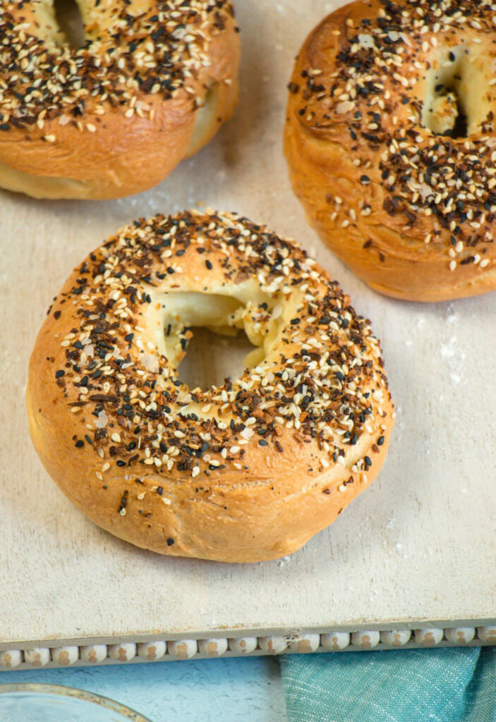 Homemade Sesame Bagels Recipe