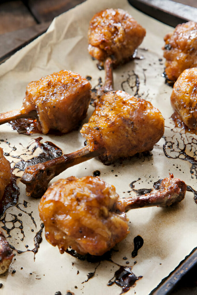 Honey Garlic Chicken Lollipops Recipe
