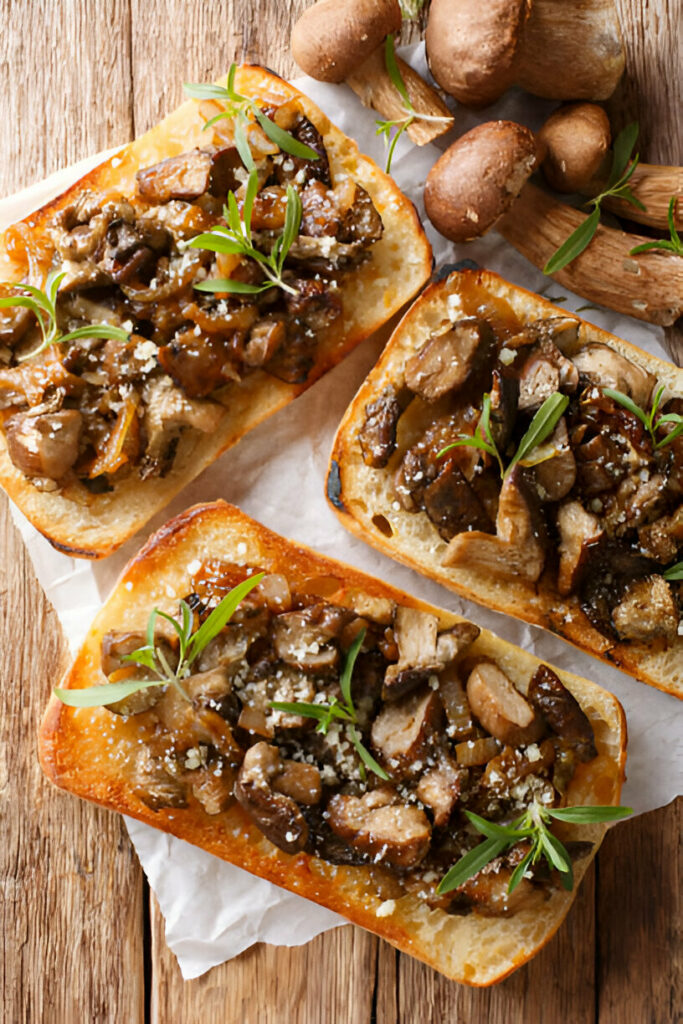 Pumpkin Mushroom Bruschetta Recipe