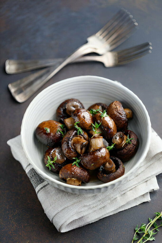 Steakhouse Mushrooms Recipe