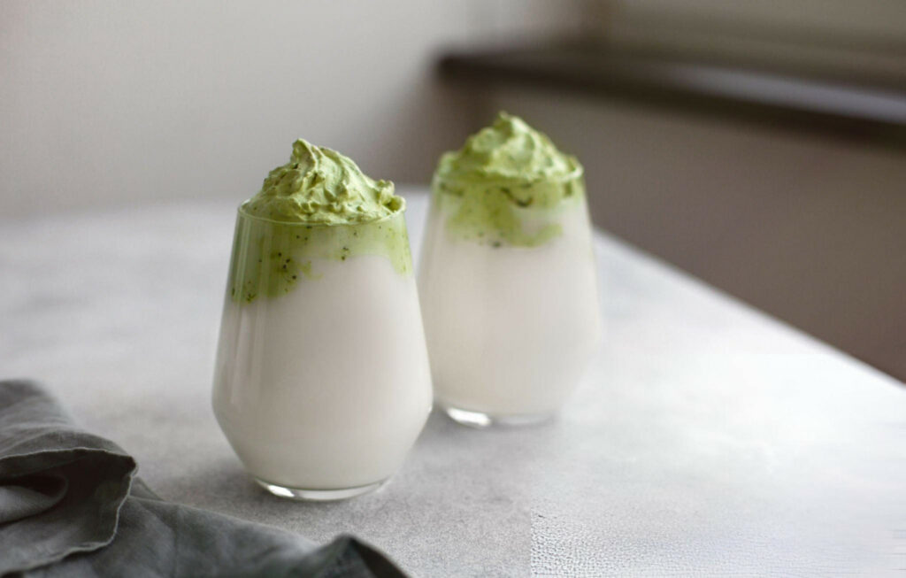 Dalgona Matcha Latte Recipe