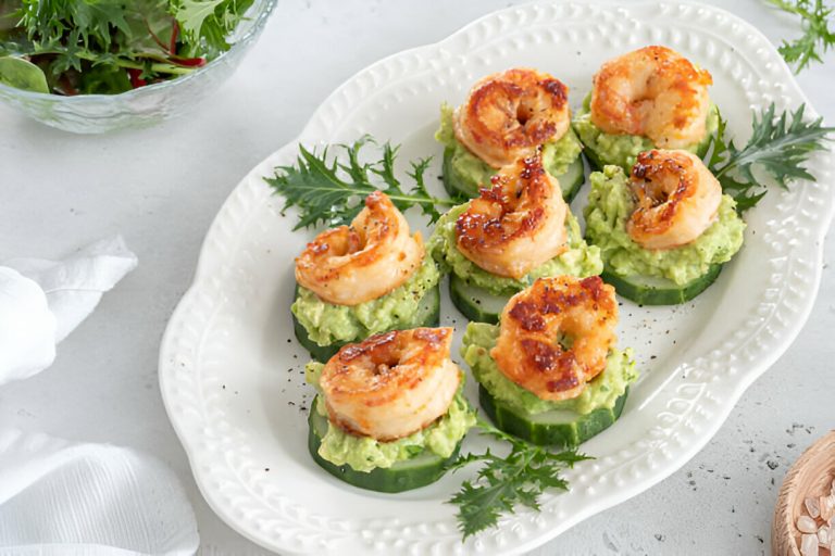 Avocado Cucumber Shrimp Appetizer Recipe