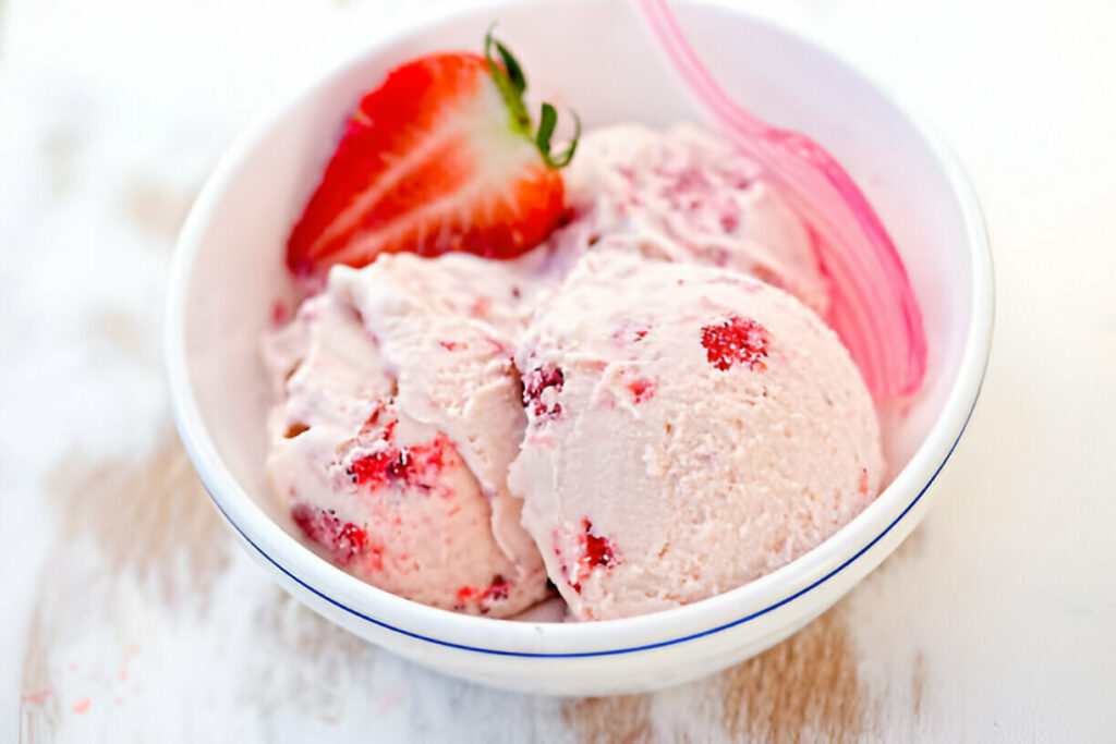 Strawberry Ice Cream Recipe